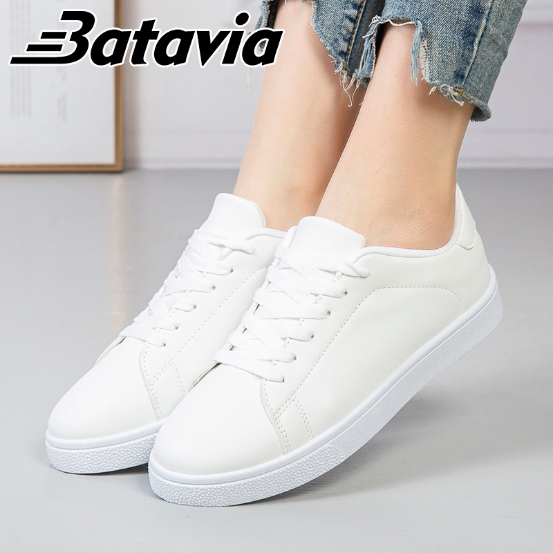 BATAVIA Impor white wanita sepatu Sepatu Sneakers Wanita Sport Shoes J10