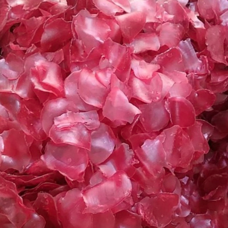 KERUPUK PINK 250GR MERAH PECEL SOTO Mentah