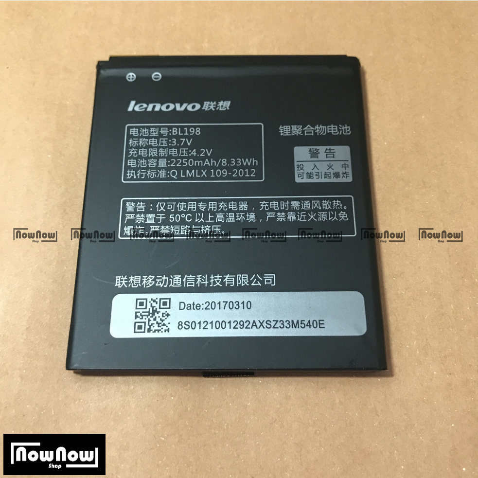 Baterai Lenovo A830 - A850 - A859 - K860 - S880 - S890 BL198 Batre Batrai Battery HP