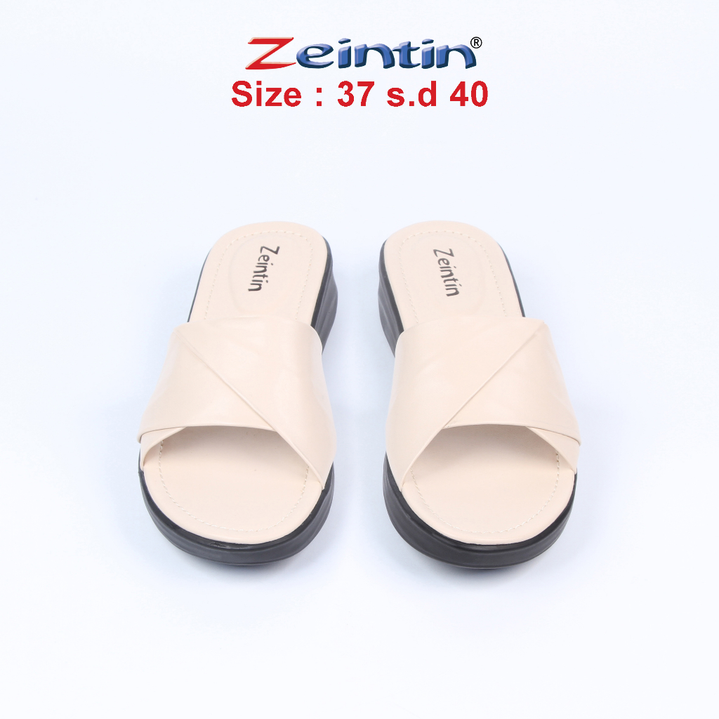 Zeintin - Sandal Wanita Terbaru Sandal Wanita Kulit Sintetis Sandal Slop  Sendal Wedges Wanita HP