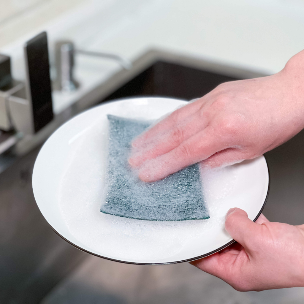 Spon cuci piring Sponge Spons Gosok Diswash Scouring cleaning pad Panci Alat dapur