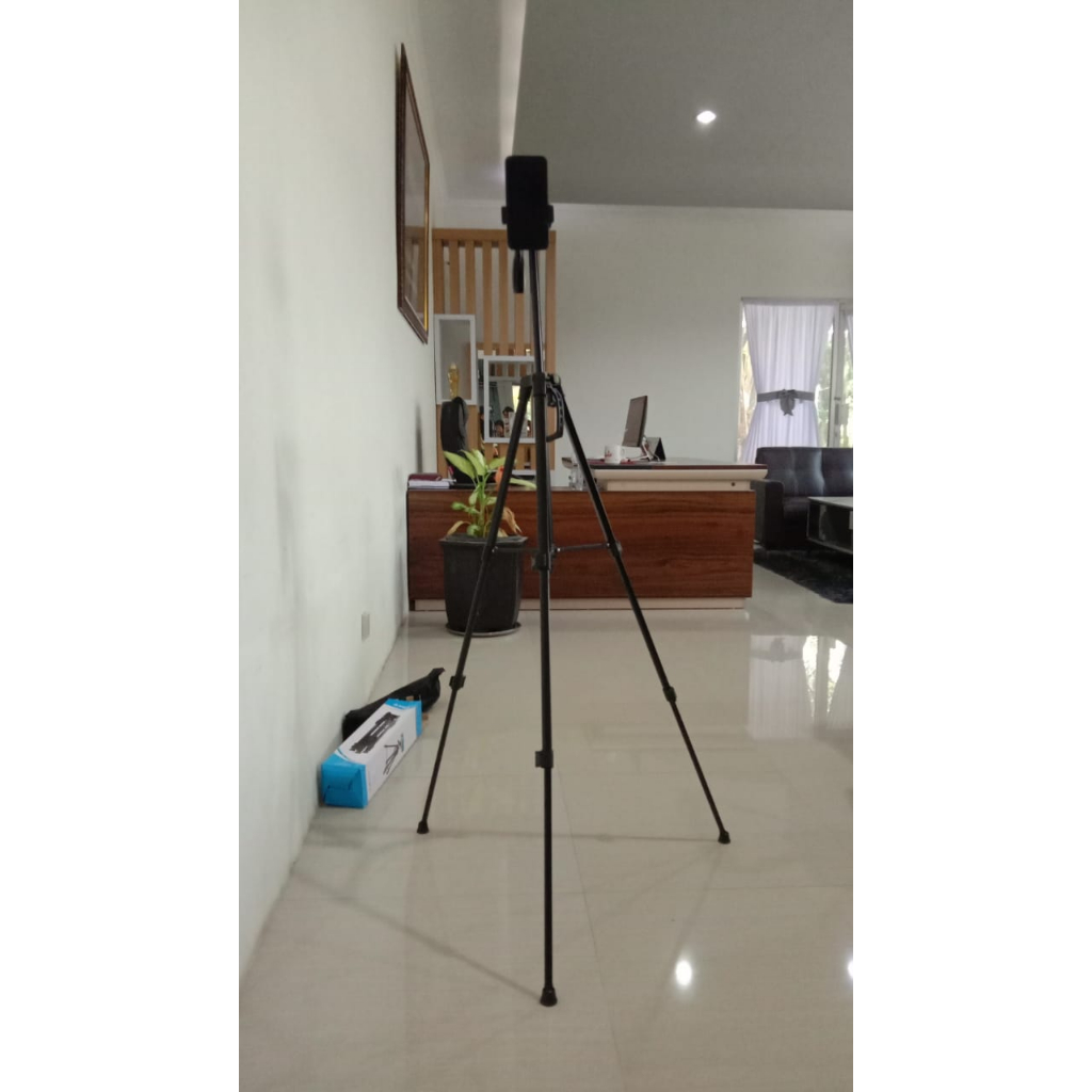 Tripod 3366 for Camera Digital / Smartphone Tripod HP 140cm  Free Holder HP