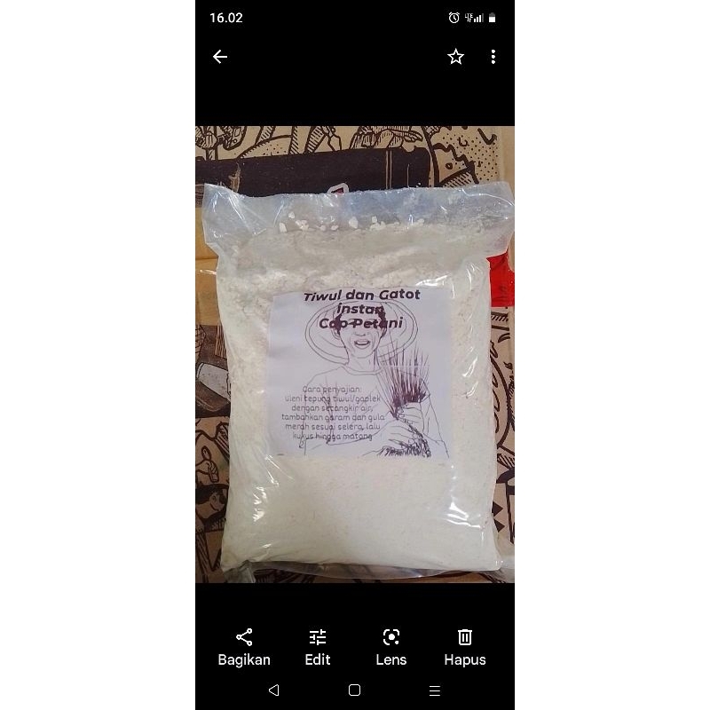 

Tepung tiwul/Gaplek