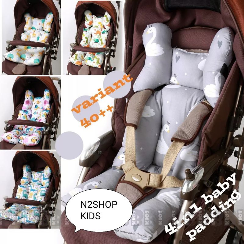 Alas stroller bantal stroller motif karakter perlengkapan bayi modern