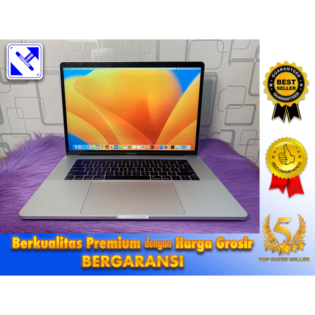 Promo Macbook Pro Retina 15in 2018 Core i7 16GB SSD 256GB VGA AMD 4GB