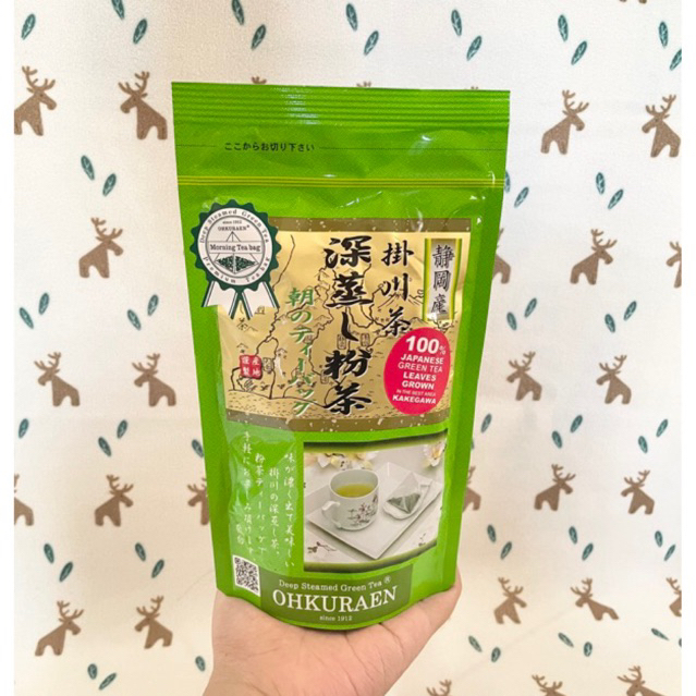OHKURAEN Deep Steamed Green Tea Japan