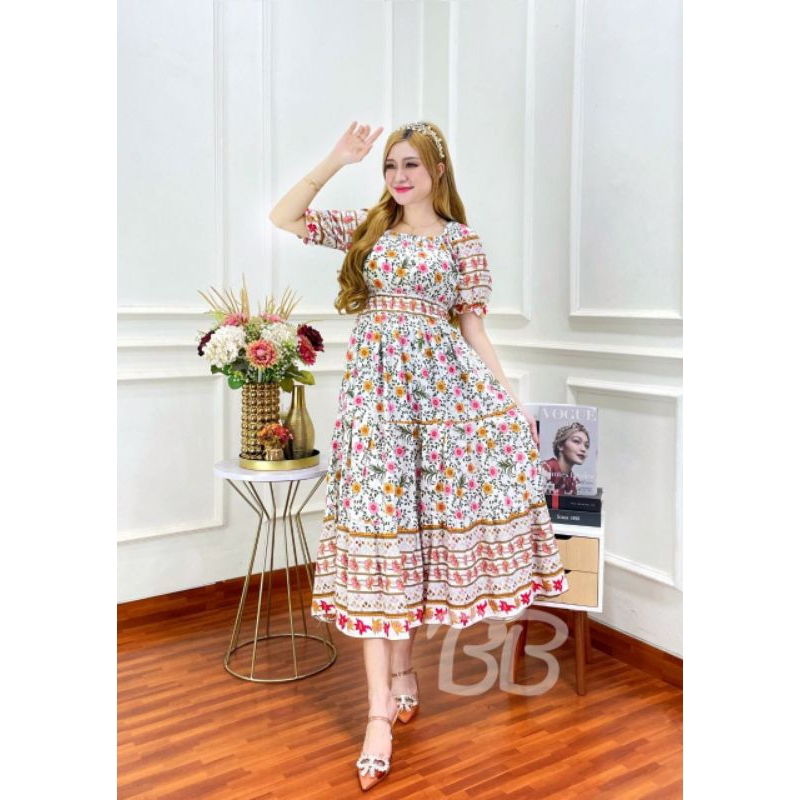 Long Dress Moza Lengan