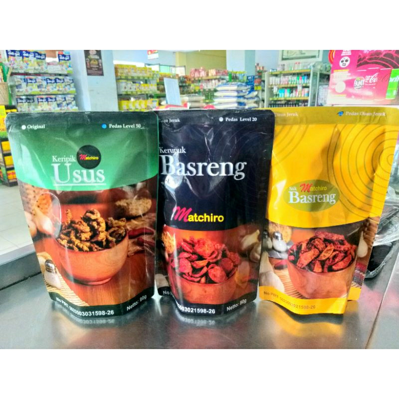 

Matchiro stik basreng/ kerupuk basreng / usus pedas 80 g