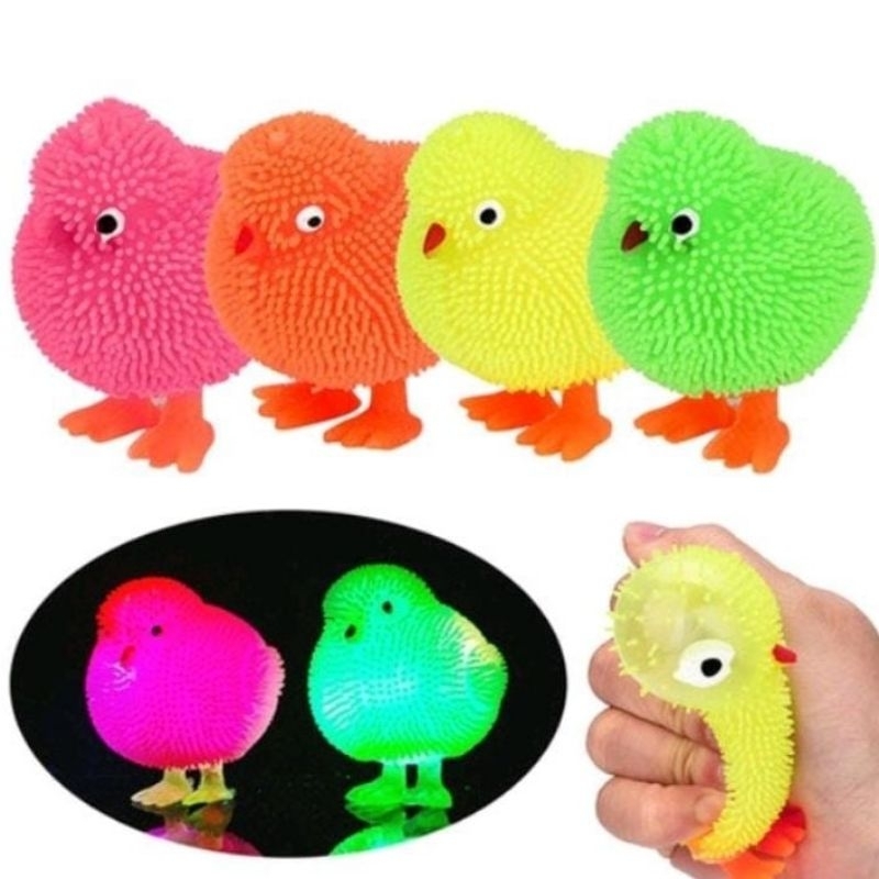 Squishy Ayam Lampu Lucu