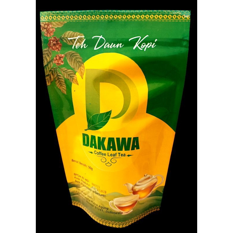 

Dakawa Teh Celup Daun Kopi, Kawa Daun, Daun Kawa (25 kantong)