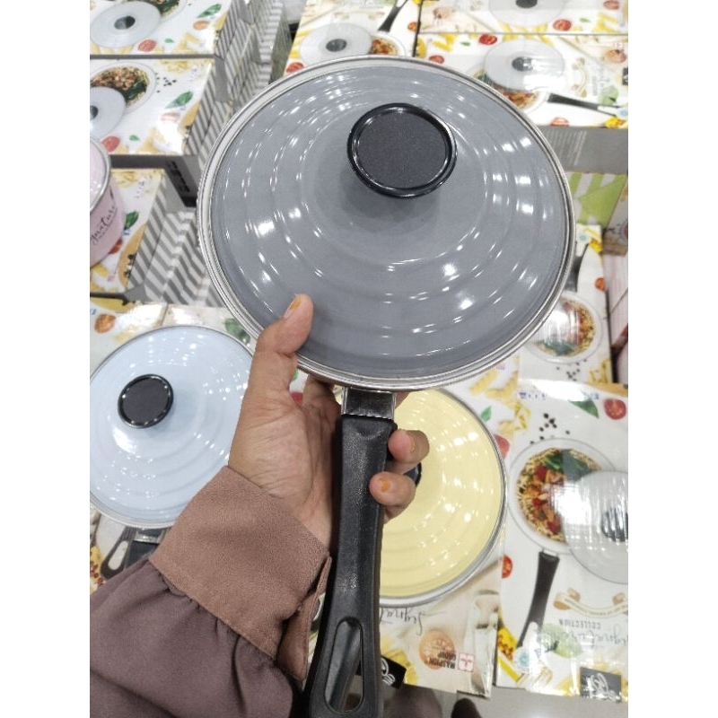 Panci Saucepan Enamel Signature Collection 18cm Maspion Panda