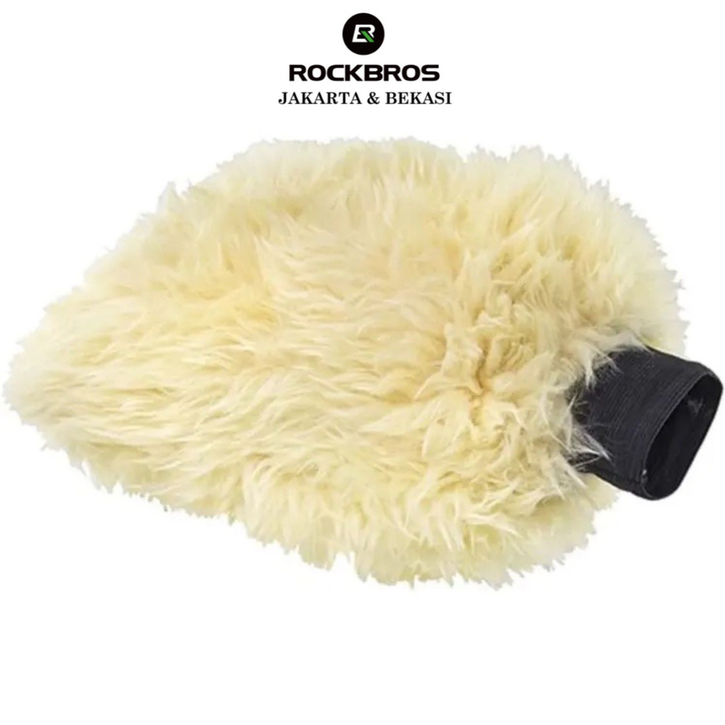 Car Wash Mitt Cover Wool Microfiber Sarung Tangan Cuci Mobil Original Detailing Tebal