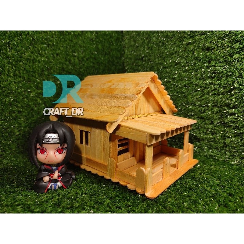 MINIATUR RUMAH ADAT BETAWI DARI STIK ES KRIM