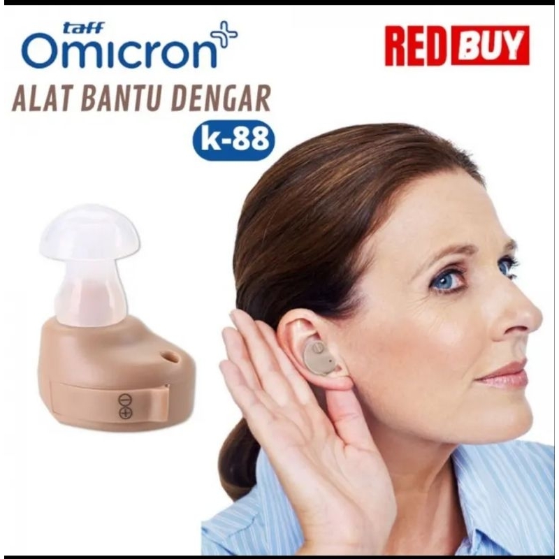 Alat Bantu Dengar Cas Charger Telinga Orang Tua Hearing Aid Mini Pengeras Suara Original k88