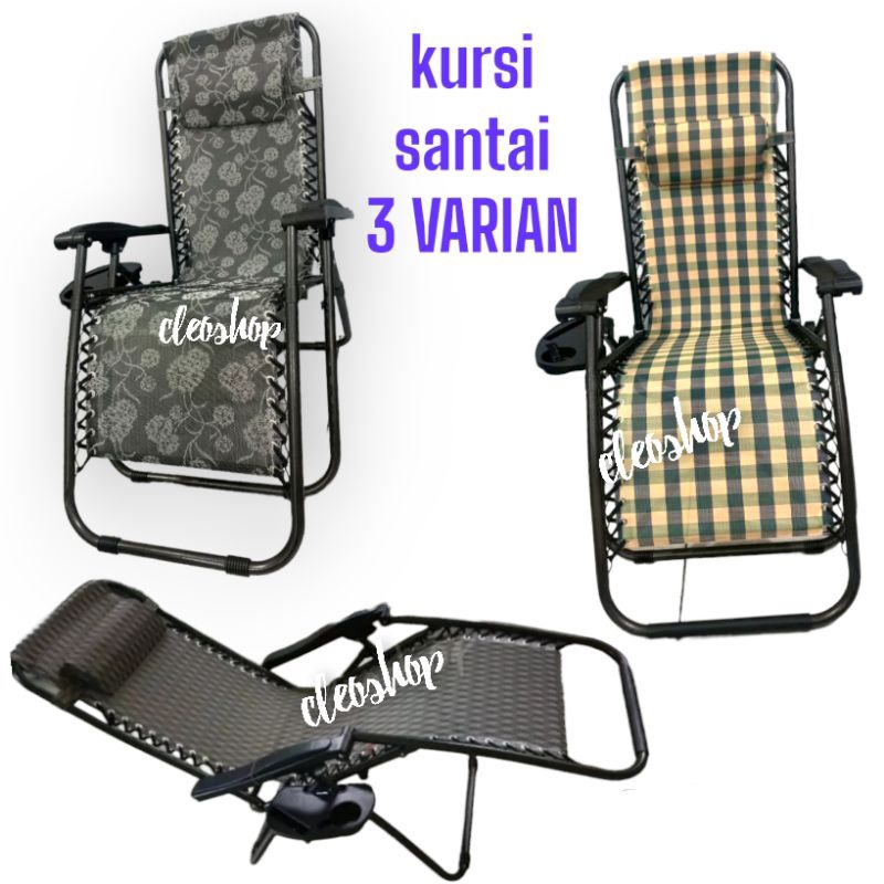Kursi Malas Lipat Shenar Kursi Santai / Kursi Malas Portable / Kursi Piknik / Kursi Santai Lipat /