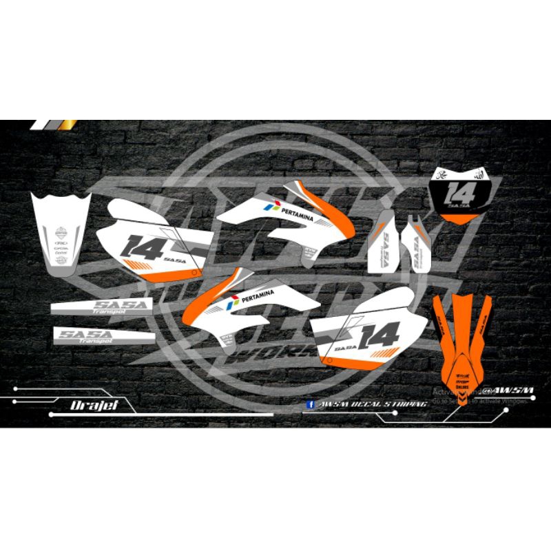 decal Viar bahan maxdecal laminasi doff