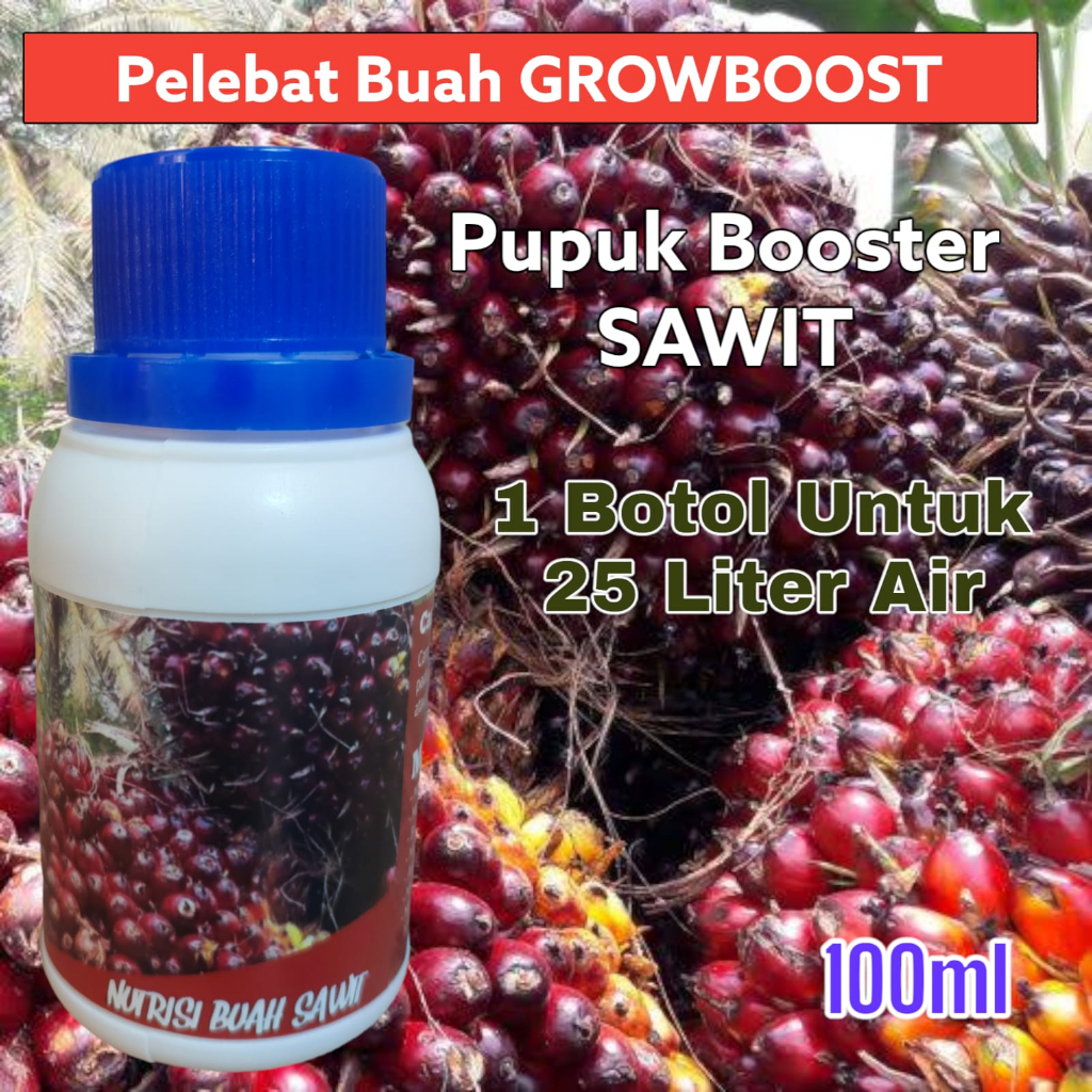 Pupuk Buah Sawit Premium Organik GrowBoost Buah Sawit 100ml