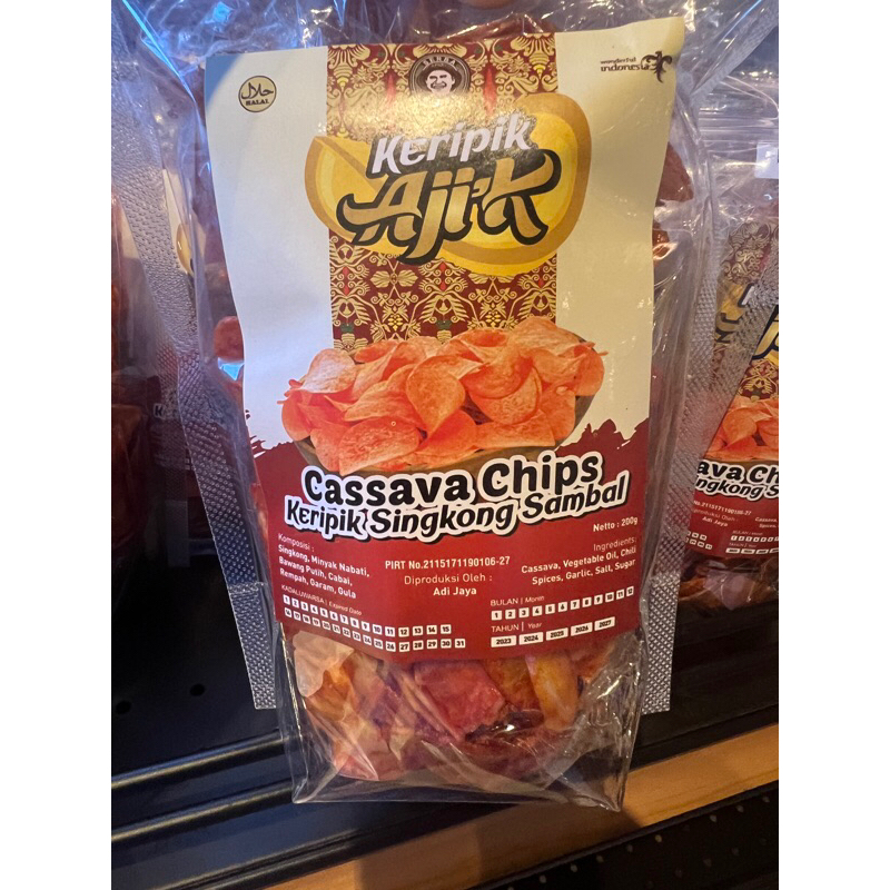 

Keripik Singkong Sambal Ajik Bali
