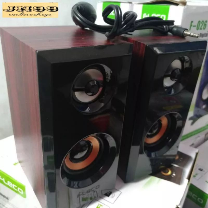 SPEAKER KOMPUTER FLECO F-017//SPEAKER SALON AKTIF F-017//SPEAKER KOMPUTER/LAPTOP/HP/USB FLECO F-017