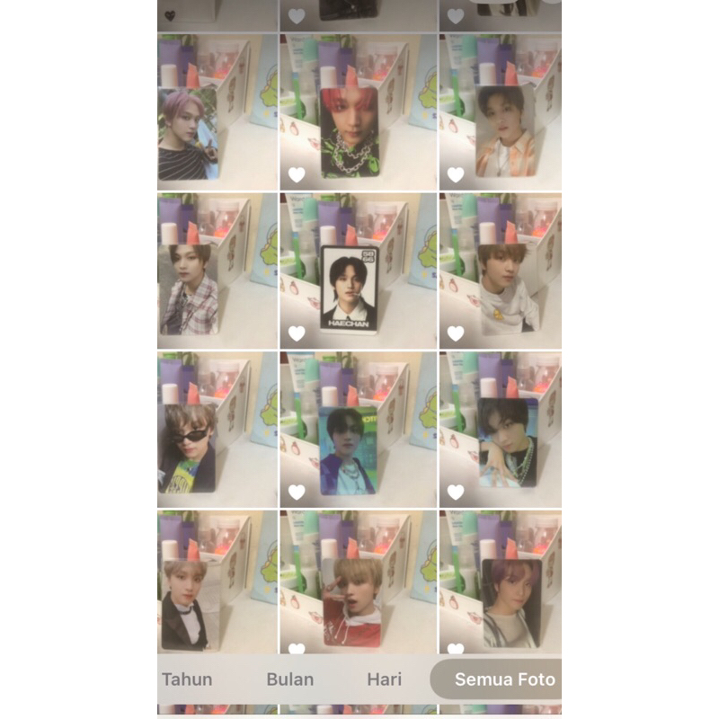 [BACA DESK] PHOTOCARD HAECHAN OFFICIAL haechan korek, haechan pilek, haechan 2baddies, haechan kihno