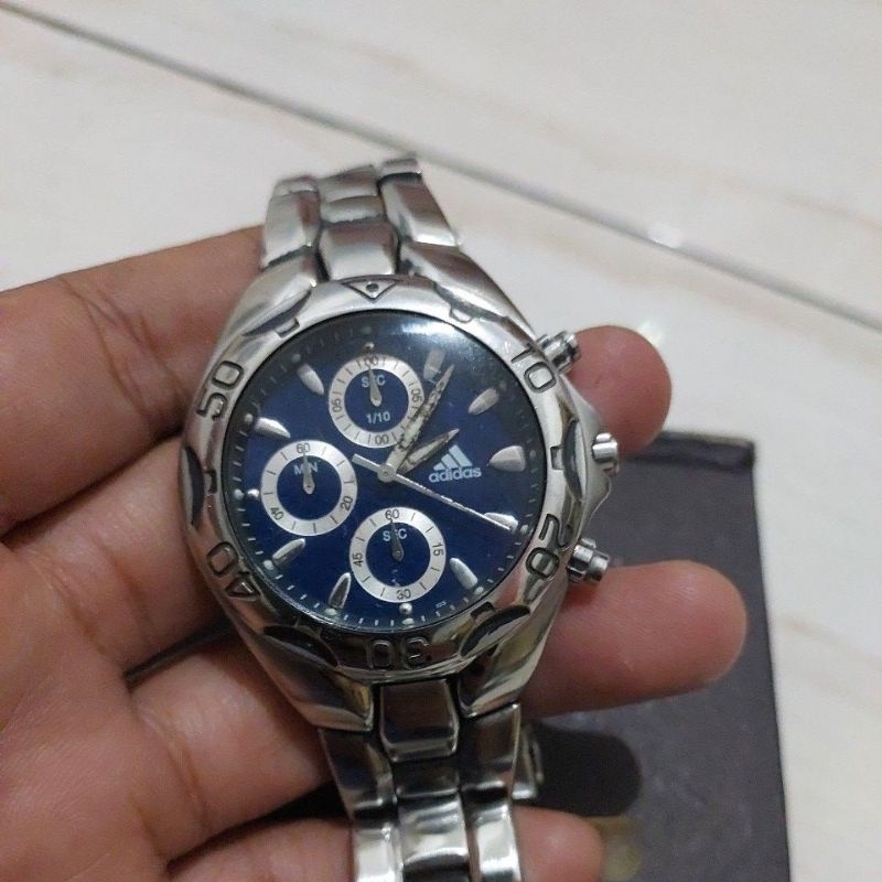 Jam tangan Original Chronograph Adidas second preloved bekas