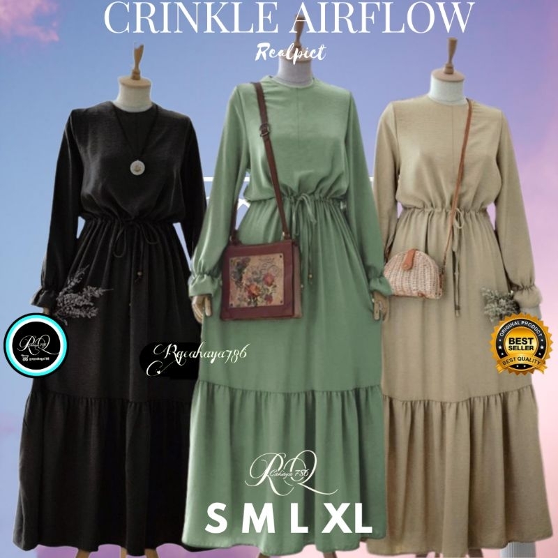 Syafa Dress Busui Gamis Remaja Perempuan Terbaru Size S M L XL Gamis Trend Gamis Remaja Terbaru Busui Sabina Midi Dress cringkle airflow Premium Busui S M L XL Midi Dress Muslim Gamis Dewasa Terbaru Baju Lebaran