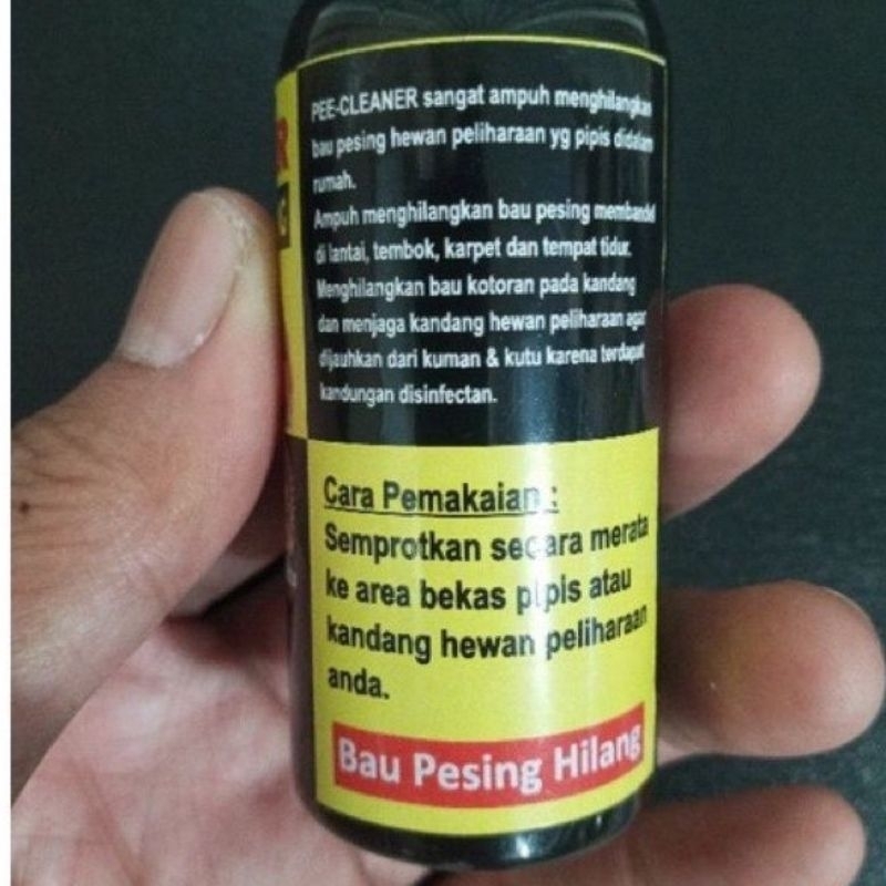 GPSS- PEE CLEANER SPRAY Penghilang Bau Kotoran Hewan Kucing Anjing Kelinci Penghilang Bau Kotoran Kucing Penghilang Bau Pesing Kucing Anjing Disinfektan Kandang Penghilang Bau Kandang Hewan Kucing Anjing Pet Odor Remover Penghilang Bau Kotoran Pup Kucing