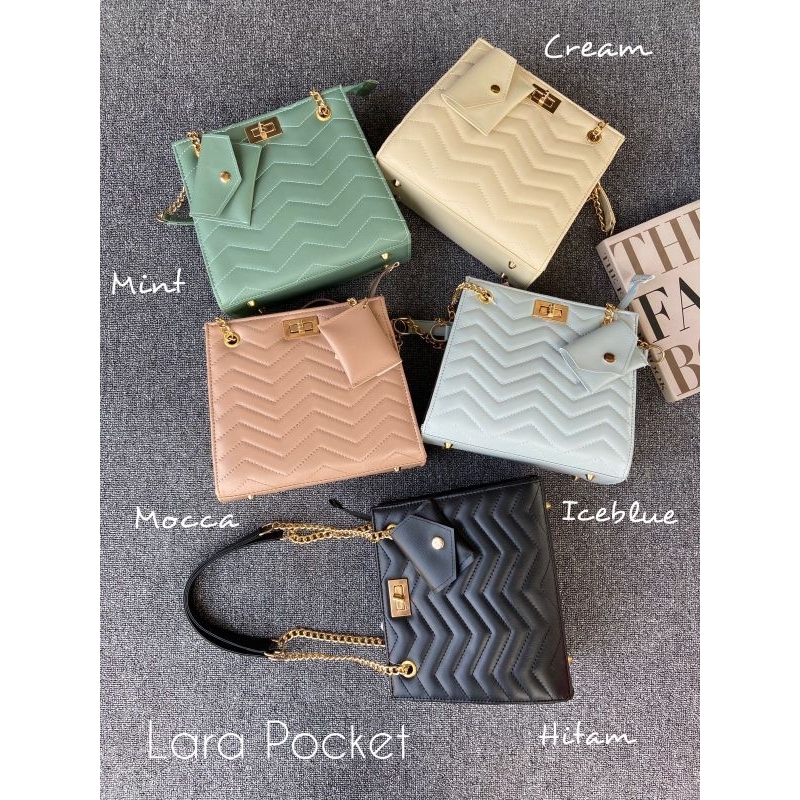 TAS WANITA LARA POCKET TERMURAH SIAP KIRIM