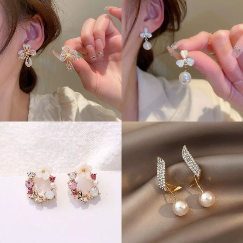 ANTING TITANIUM ANTING TUSUK SIMPEL BERKILAU