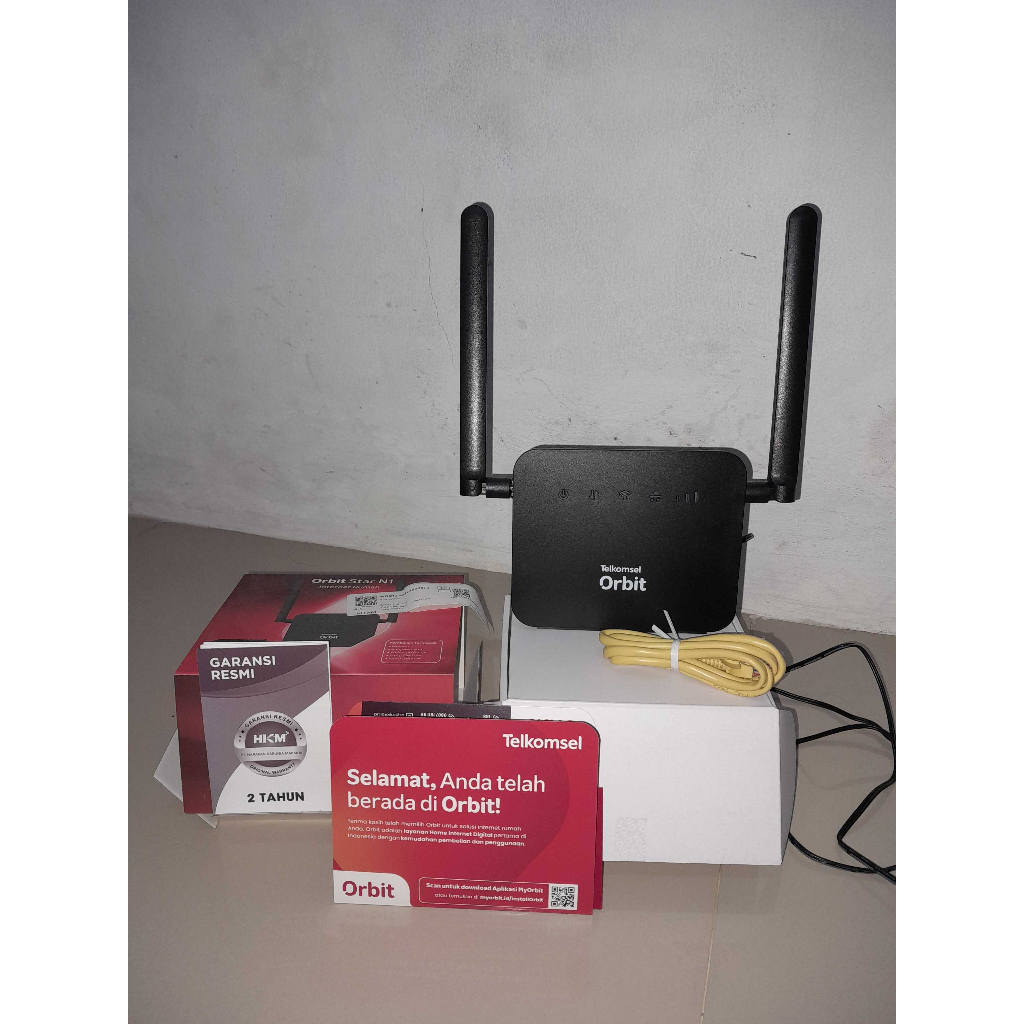 Modem WiFi Telkomsel Orbit Star N1 + Antena (Second