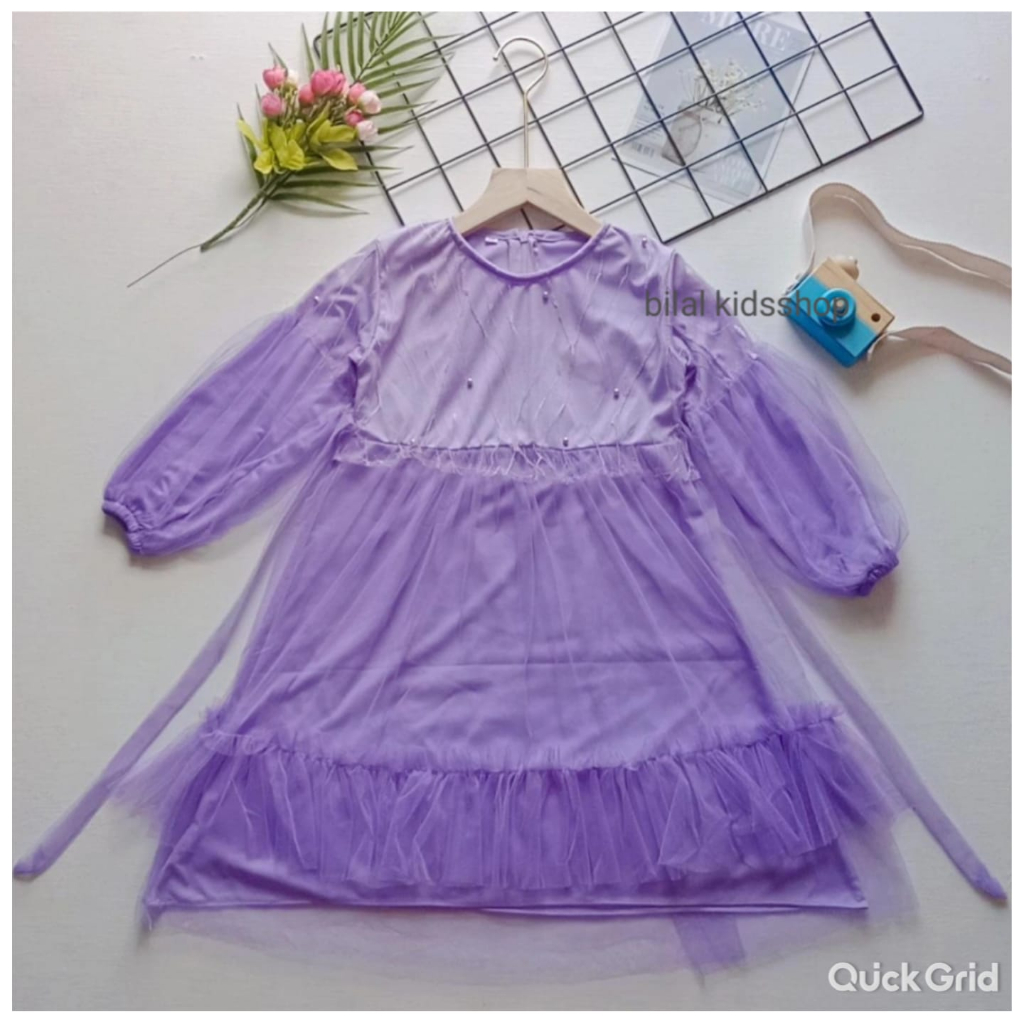 GAMIS BRUKAT ANAK LENGAN PANJANG 1-10 TAHUN ( TANPA HIJAB )