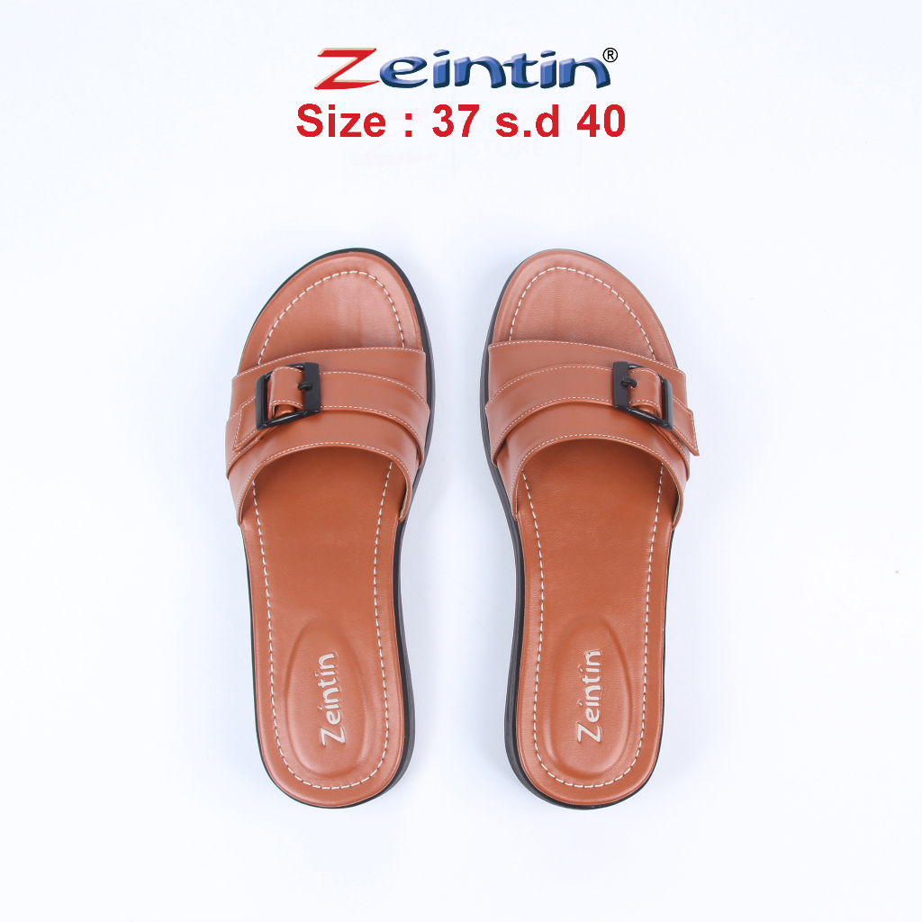 Zeintin - Sandal Wanita Bahan Kulit Sintetis Fashion Wanita Sandal Wedges Wanita Original Zeintin HP