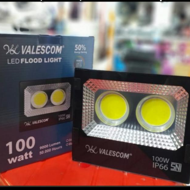 Lampu Sorot Tembak Led VALESCOM 100 Watt 220v