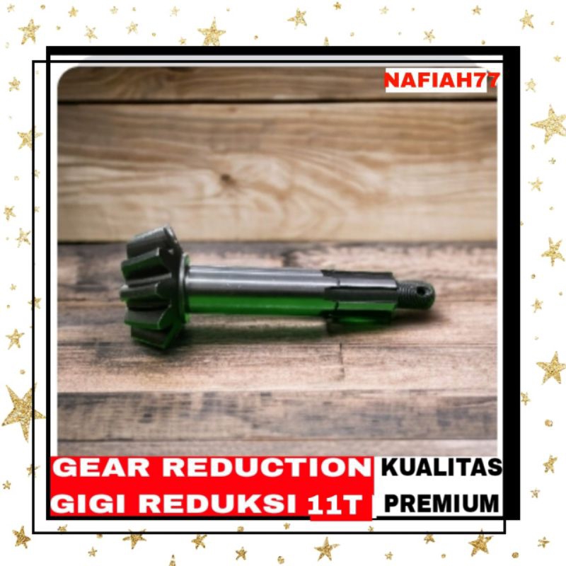 (KUALITAS PREMIUM)GEAR REDUCTION 11T VIAR GIGI REDUKSI VIAR GEAR REDUKSI GARDAN VIAR SPARE PARTS MOTOR RODA TIGA