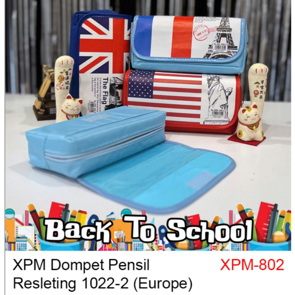 

Kotak pensil kain dompet resleting pencil case untuk anak anak dan dewasa