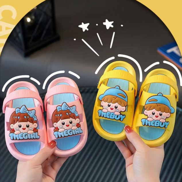 ChubbyGlory 23SH21131 Bisa COD Sepatu sendal sandal anak bayi balita laki laki dan perempuan kartun karakter import the boy the girl usia 1 tahun sd 5 tahun size 20 -31