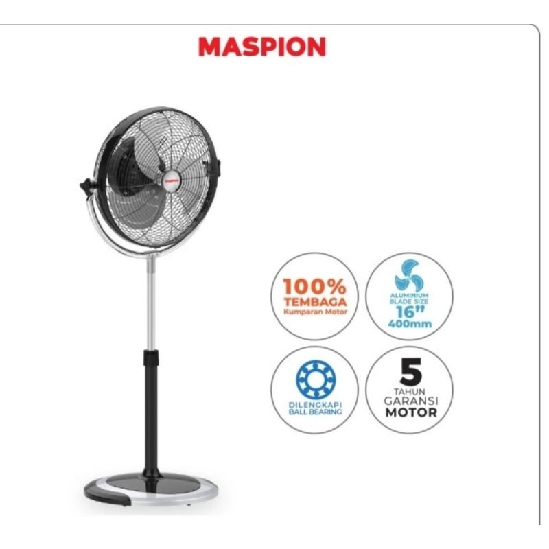 Maspion Stand Power Fan 16 inch PW 1603S