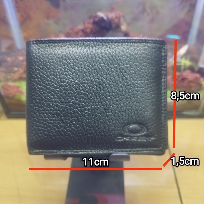 Dompet kulit asli bifold serat jeruk termurah