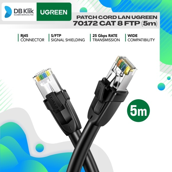 Patch Cord LAN UGreen - Kabel Cat 8 Ftp UGreen Ethernet 5 Meter