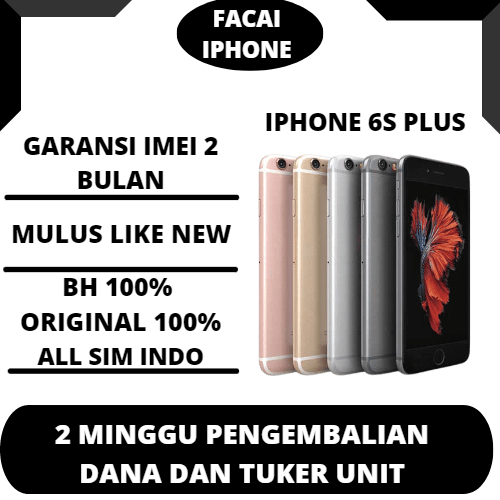 iPhone 6s Plus 16GB/32GB/64GB/128GB Bekas/second | Mulus like new Normal Fullset original 100%