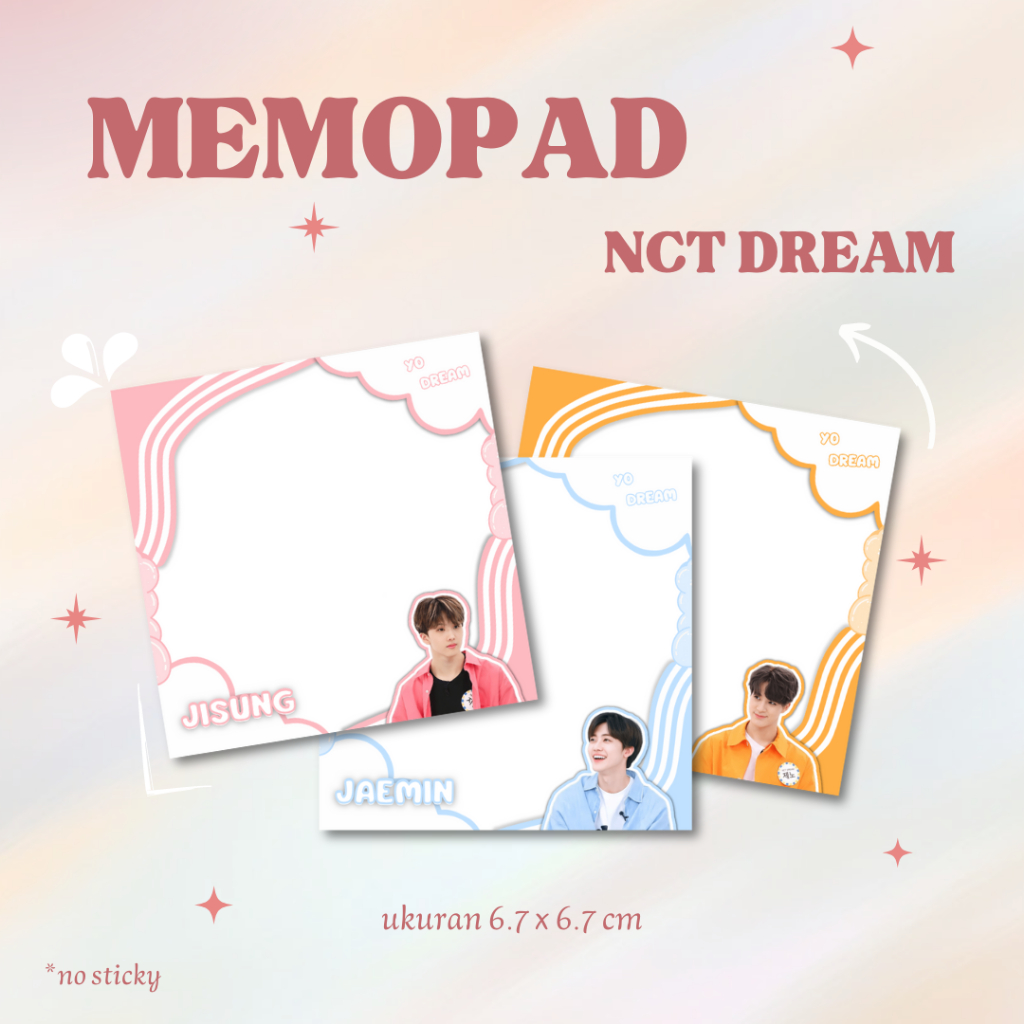 

[COD] NCT DREAM MEMOPAD || NOTEPAD