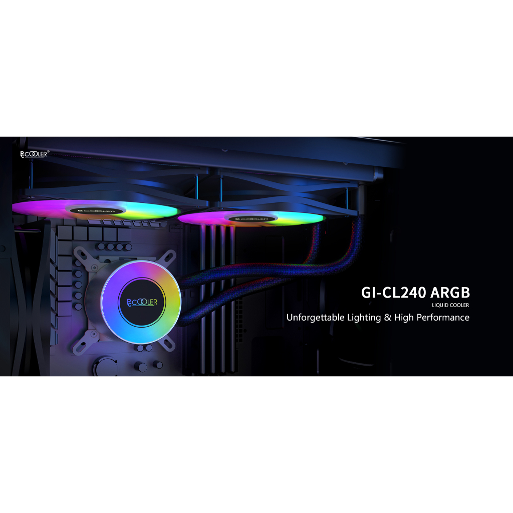 PCCOOLER GI-CL240 ARGB Liquid CPU Cooler