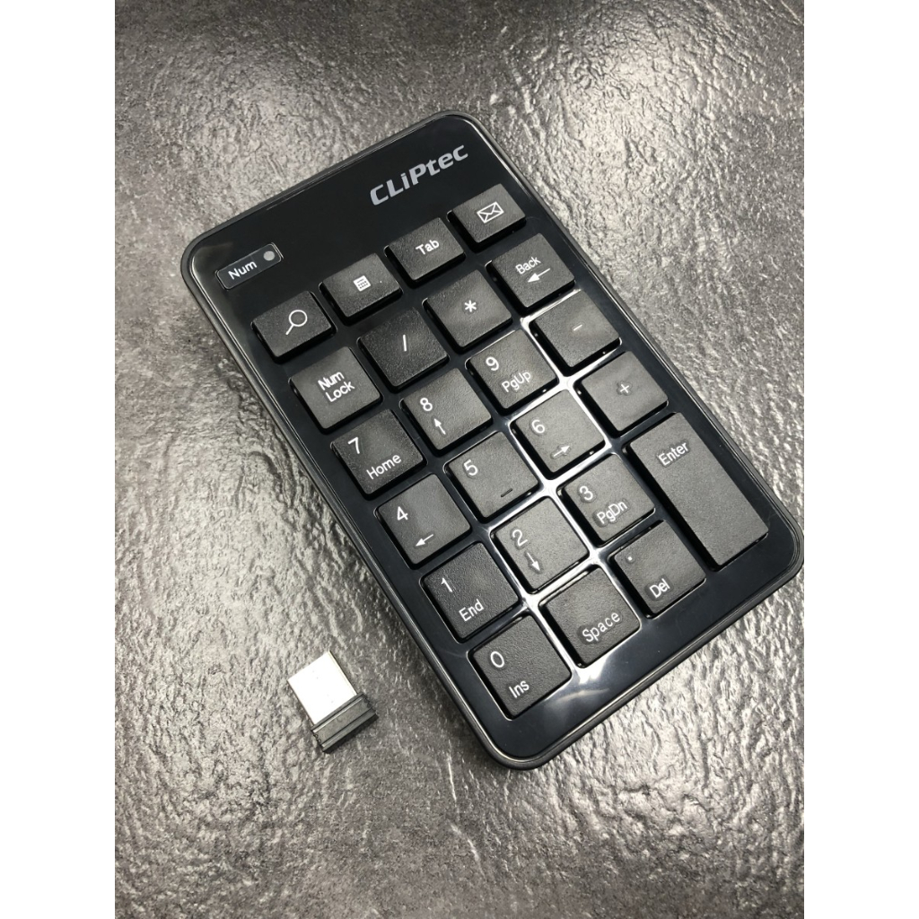 Cliptec RZK222 USB Wireles Numeric Keypad AIR-RAPID - Keyboard Numeric