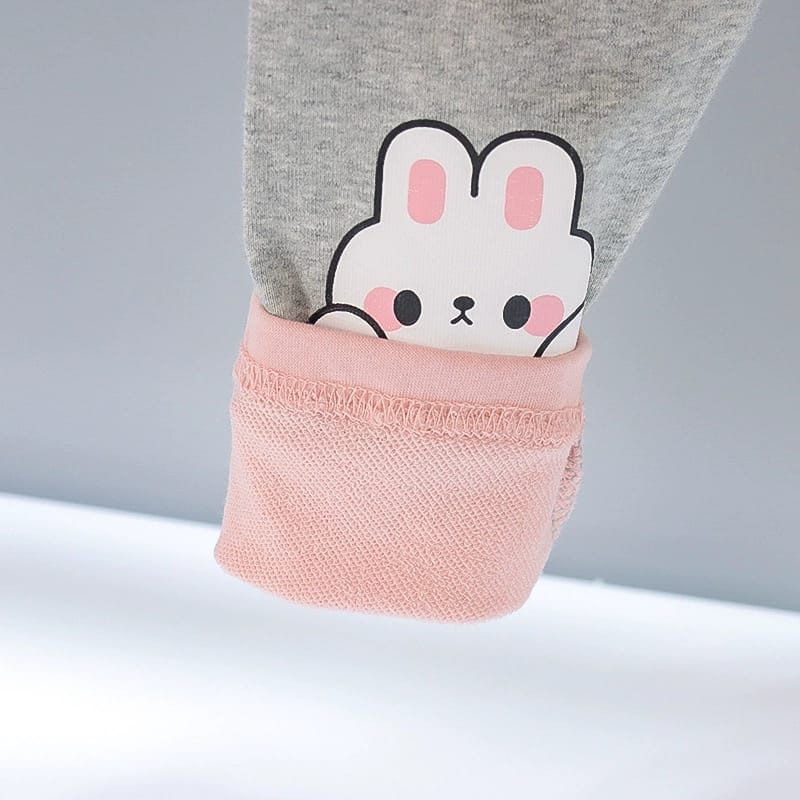 Setelan baju anak perempuan lucu motif RABBIT BAG usia 6 bulan - 5 tahun / pakaian baby sweater adem