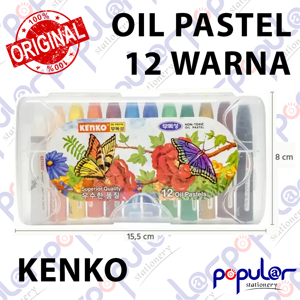 

Crayon Kenko 12 Warna / Oil Pastel Kenko 12 Color PP Case