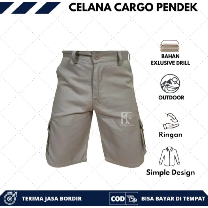 Celana Cargo Pendek / Celana Pendek Pria / Celana Outdoor