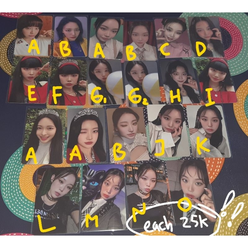 PHOTOCARD ALBUM BILLLIE OFFICIAL MOONSUA/SUHYEON/HARAM/SIYOON