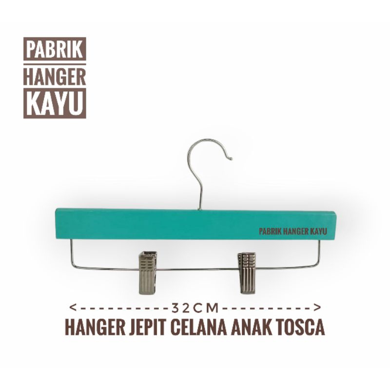 HANGER JEPIT CELANA ANAK TOSCA PANJANG 32CM