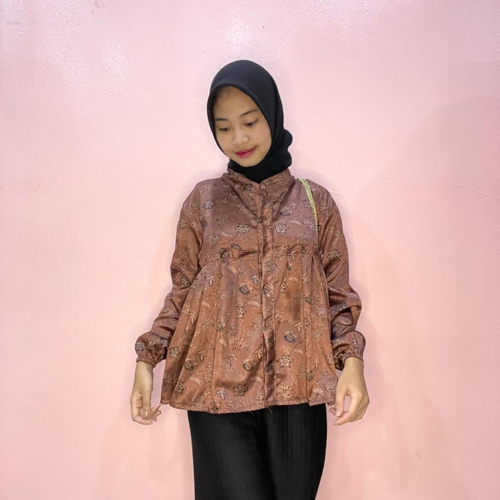 RD FASHION - SILK VERSA BLOUSE ATASAN WANITA