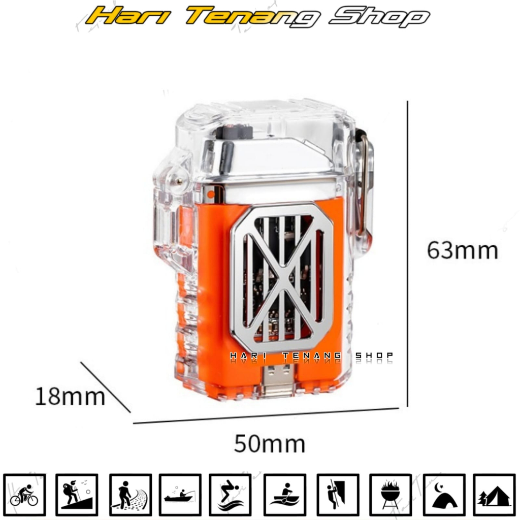 korek usb elektrik/korek outdoor/korek waterproof/korek transparan K29